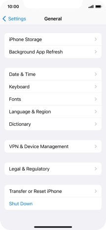 Press Transfer or Reset iPhone. Press Transfer or Reset iPhone.