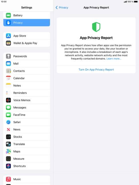 Press the indicator next to Press the indicator next to