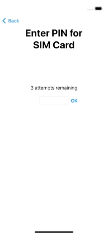 If your SIM is locked, key in your PIN and press OK. If your SIM is locked, key in your PIN and press OK.