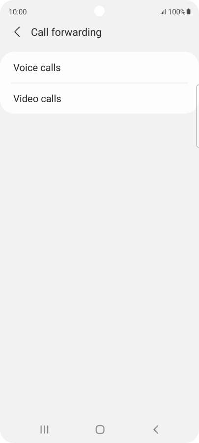 Press Voice calls. Press Voice calls.