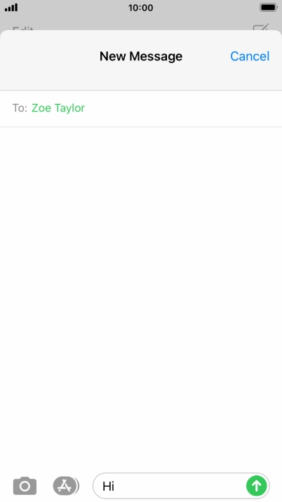 Press the apps icon. Press the apps icon.