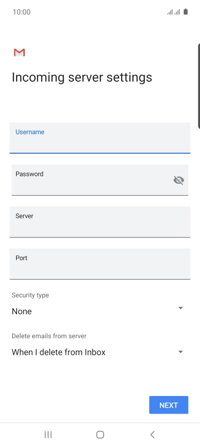 Press the field below Press the field below