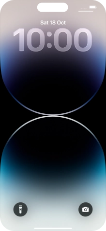 Slide your finger upwards starting from the bottom of the screen. Slide your finger upwards starting from the bottom of the screen.