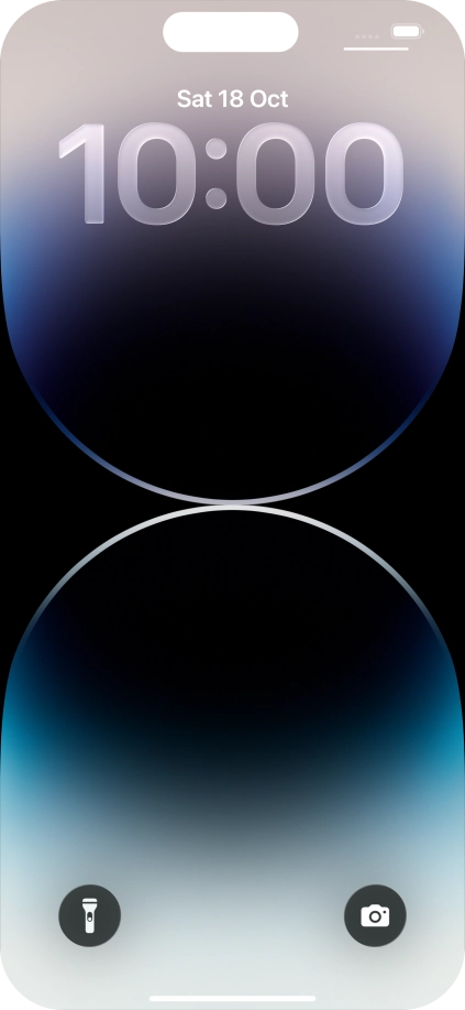 Slide your finger upwards starting from the bottom of the screen. Slide your finger upwards starting from the bottom of the screen.