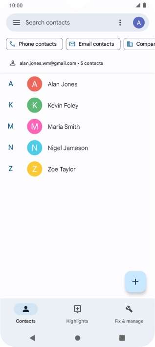 Press Fix & manage. Press Fix & manage.