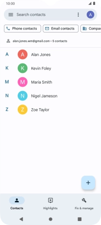 Press Fix & manage. Press Fix & manage.