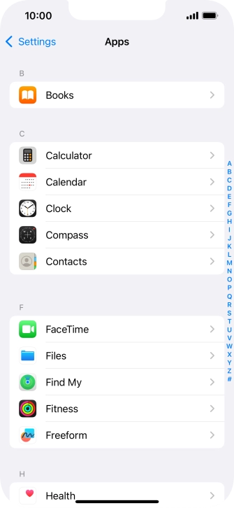 Press FaceTime. Press FaceTime.