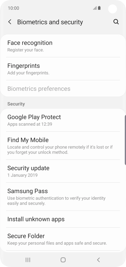 Press Fingerprints. Press Fingerprints.