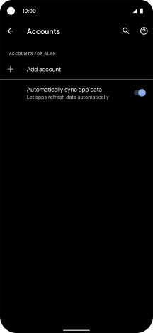 Press Add account. Press Add account.