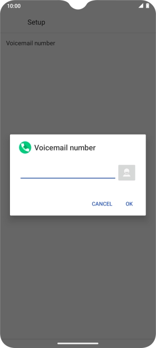 Key in +61414121121 and press OK. Key in +61414121121 and press OK.