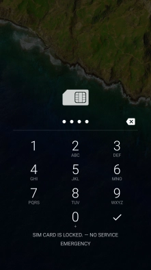If you're asked to key in your PIN, do so and press the confirm icon. If you're asked to key in your PIN, do so and press the confirm icon.