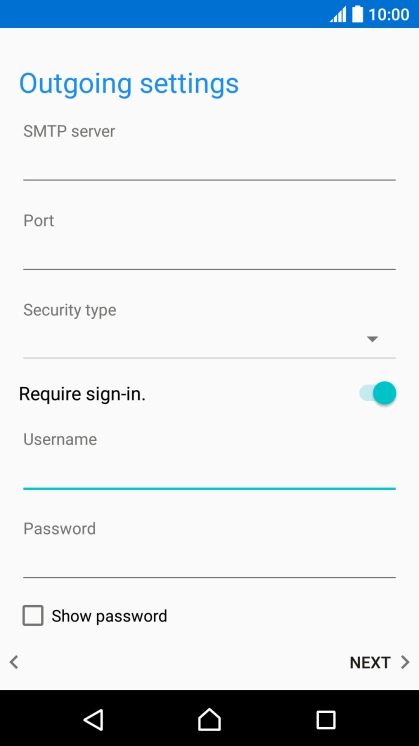 Press the field below Press the field below