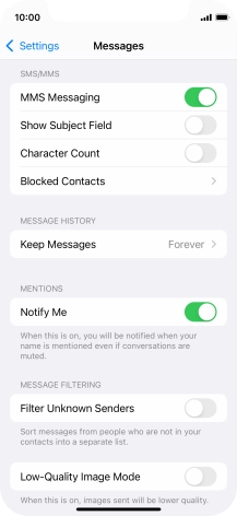 Press the indicator next to Press the indicator next to