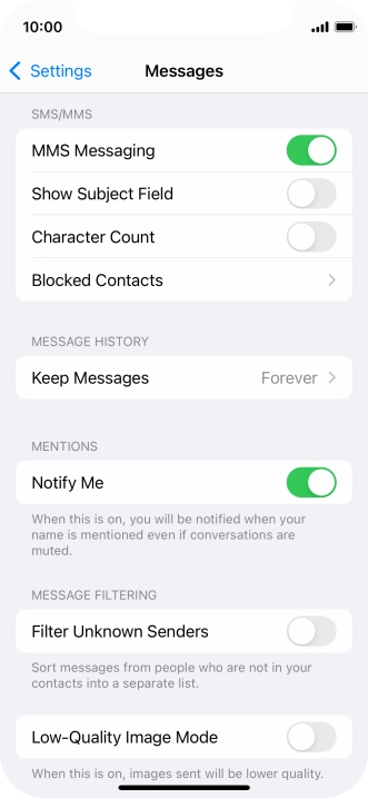 Press the indicator next to Press the indicator next to