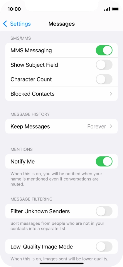 Press the indicator next to Press the indicator next to