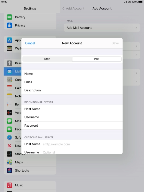 Press Host Name and key in the name of your email provider's outgoing server. Please note that if you can't send email messages when using your email provider's outgoing server, key in smtp.vodafone.net.au (Vodafone's outgoing server). Press Host Name and key in the name of your email provider's outgoing server. Please note that if you can't send email messages when using your email provider's outgoing server, key in smtp.vodafone.net.au (Vodafone's outgoing server).