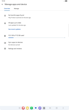 Press Manage. Press Manage.