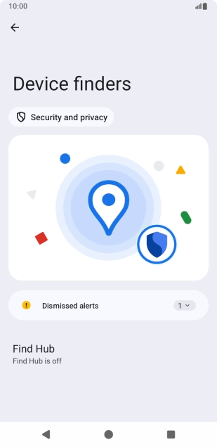 Press Find Hub. Press Find Hub.