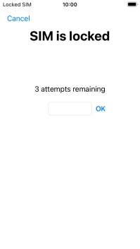 If your SIM is locked, key in your PIN and press OK. If your SIM is locked, key in your PIN and press OK.