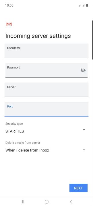 Press the drop down list below Press the drop down list below