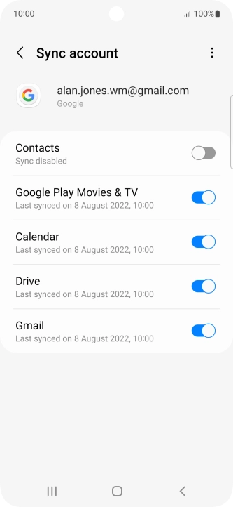 Press the indicator next to Press the indicator next to