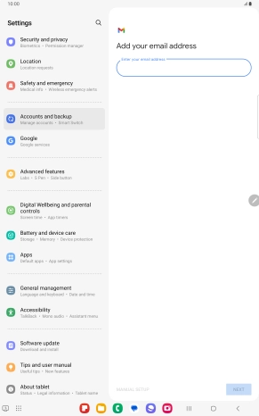 Press the field below Press the field below