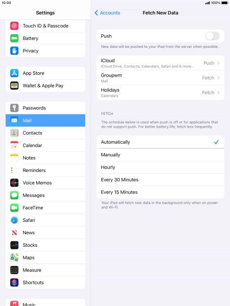 If you turn off the function, press the required setting. If you turn off the function, press the required setting.