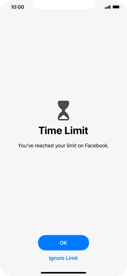 Press Ignore Limit. Press Ignore Limit.