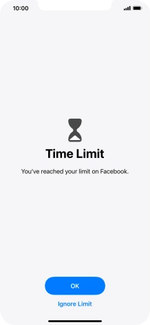 Press Ignore Limit. Press Ignore Limit.