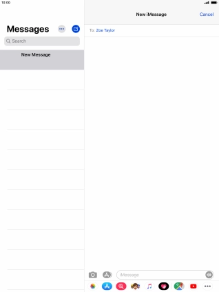 Press the text input field and key in the required text. Press the text input field and key in the required text.