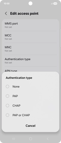 Press PAP. Press PAP.