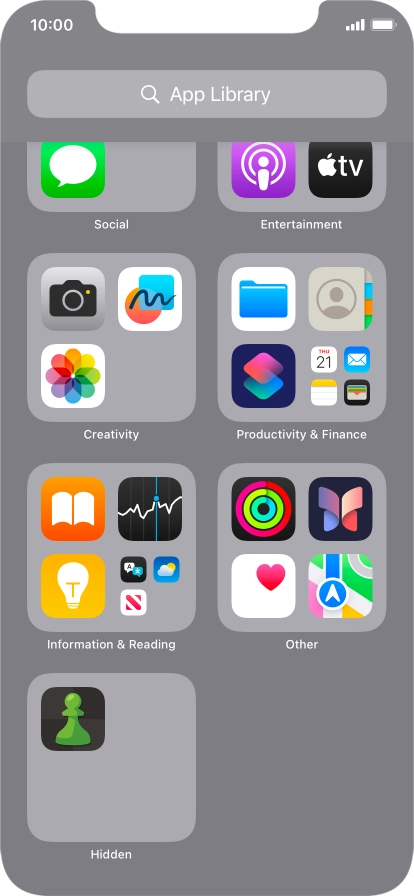 Press and hold the required app. Press and hold the required app.
