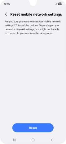 Press Reset. Press Reset.