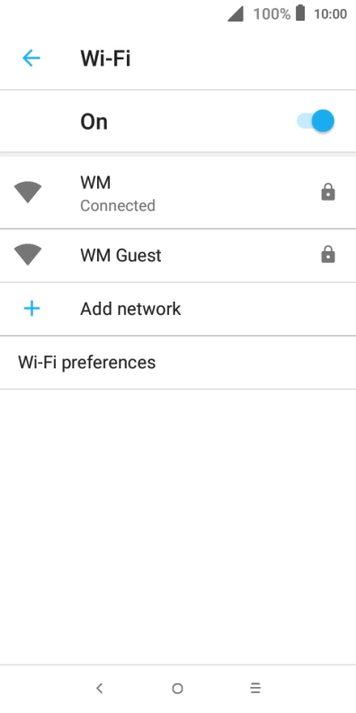 Press the Home key to return to the home screen. Press the Home key to return to the home screen.