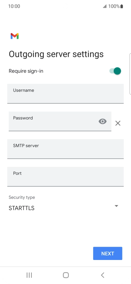 Press the indicator next to Press the indicator next to