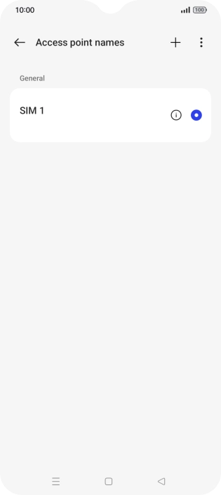 Press the new data connection icon. Press the new data connection icon.
