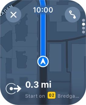 Follow the instructions on the screen to go to the required destination. Follow the instructions on the screen to go to the required destination.