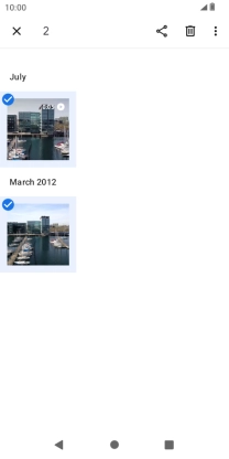 Press the share icon. Press the share icon.