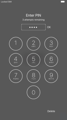 Key in your PIN and press OK. Key in your PIN and press OK.
