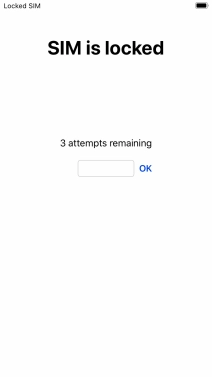 If your SIM is locked, key in your PIN and press OK. If your SIM is locked, key in your PIN and press OK.