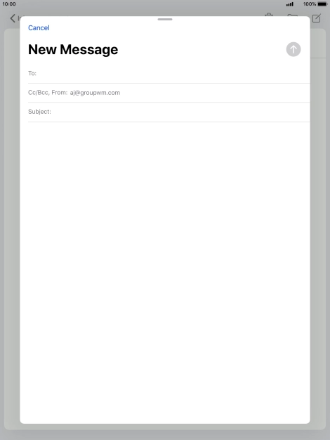 Press To: and key in the first letters of the recipient's name. Press To: and key in the first letters of the recipient's name.