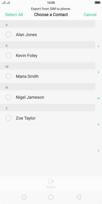 Press Select All. Press Select All.