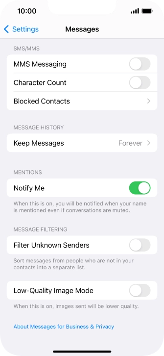 Press the indicator next to Press the indicator next to