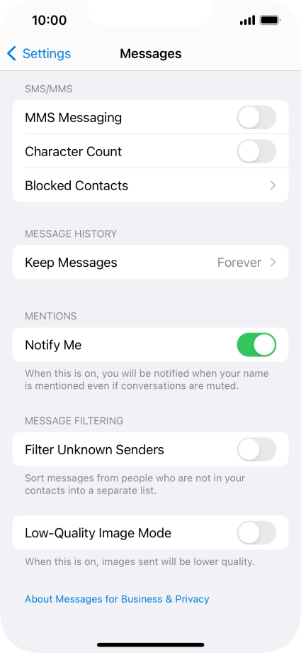 Press the indicator next to Press the indicator next to