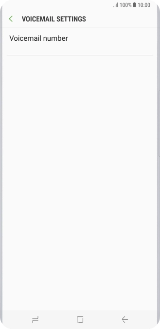 Press Voicemail number. Press Voicemail number.