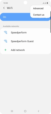 Press Advanced. Press Advanced.