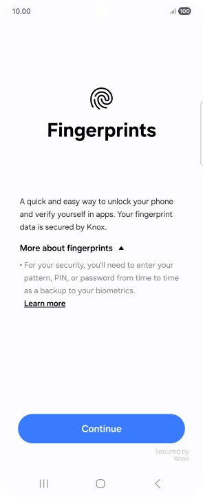 Press Continue. Press Continue.