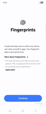 Press Continue. Press Continue.