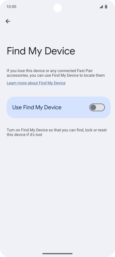 Press the indicator next to Press the indicator next to