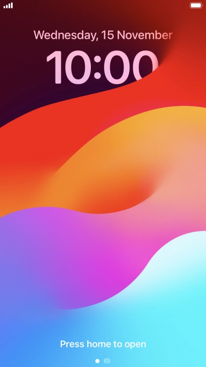 Press and hold anywhere on the lock screen. Press and hold anywhere on the lock screen.